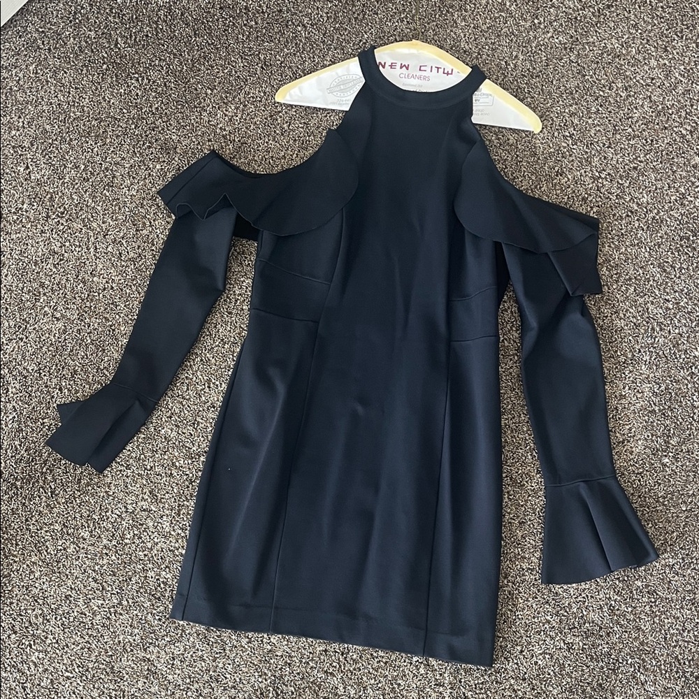 FP Black Cold Shoulder Dress